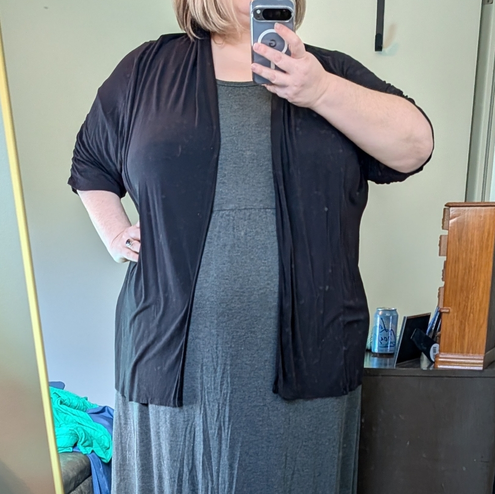 Lane Bryant Black Cardigan